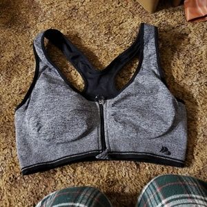 Front Zip Sports Bra